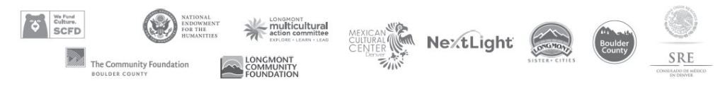 2022 sponsors for the Longmont Museum's Day of the Dead family celebration