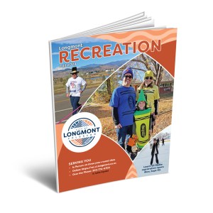 Magazine cover display of the Fall 2024 Recreation Brochure