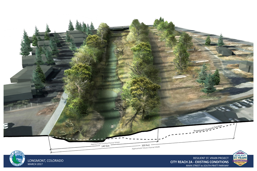 Main Street to S Pratt Parkway existing conditions