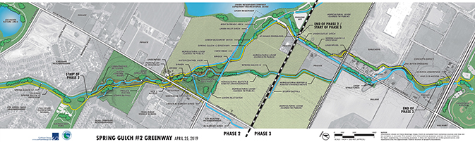 spring gulch 2 greenway phase 2 3 trail drainage