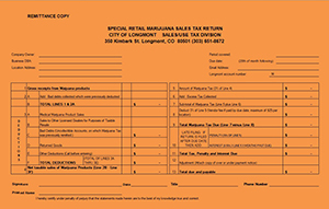 Example of a Marijuana Tax Return Document