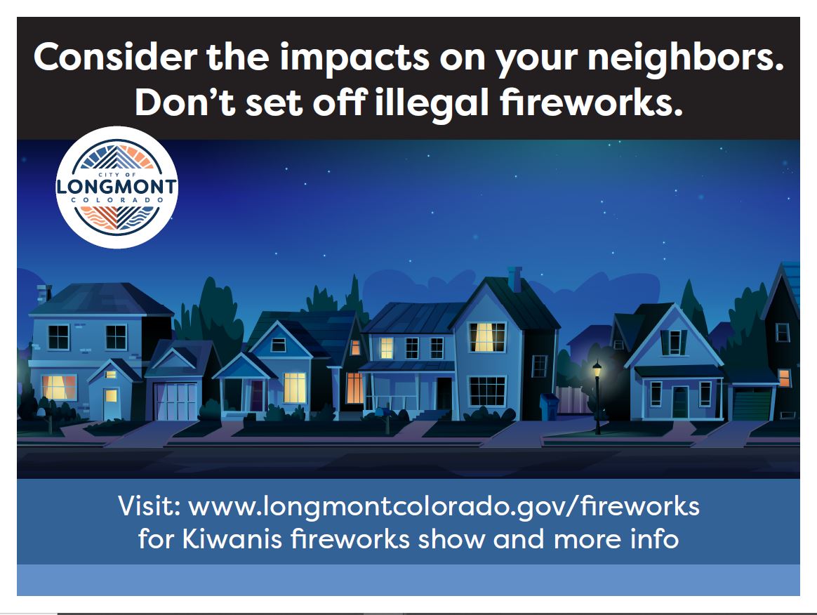 Don't set off illegal fireworks