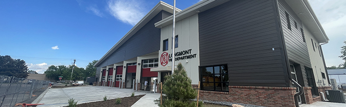 Exterior view of Longmont Fire Station #6