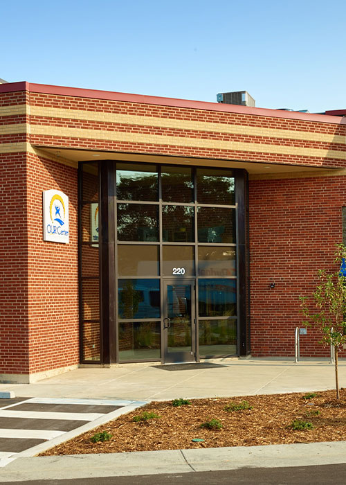 Entrance to the OUR Center