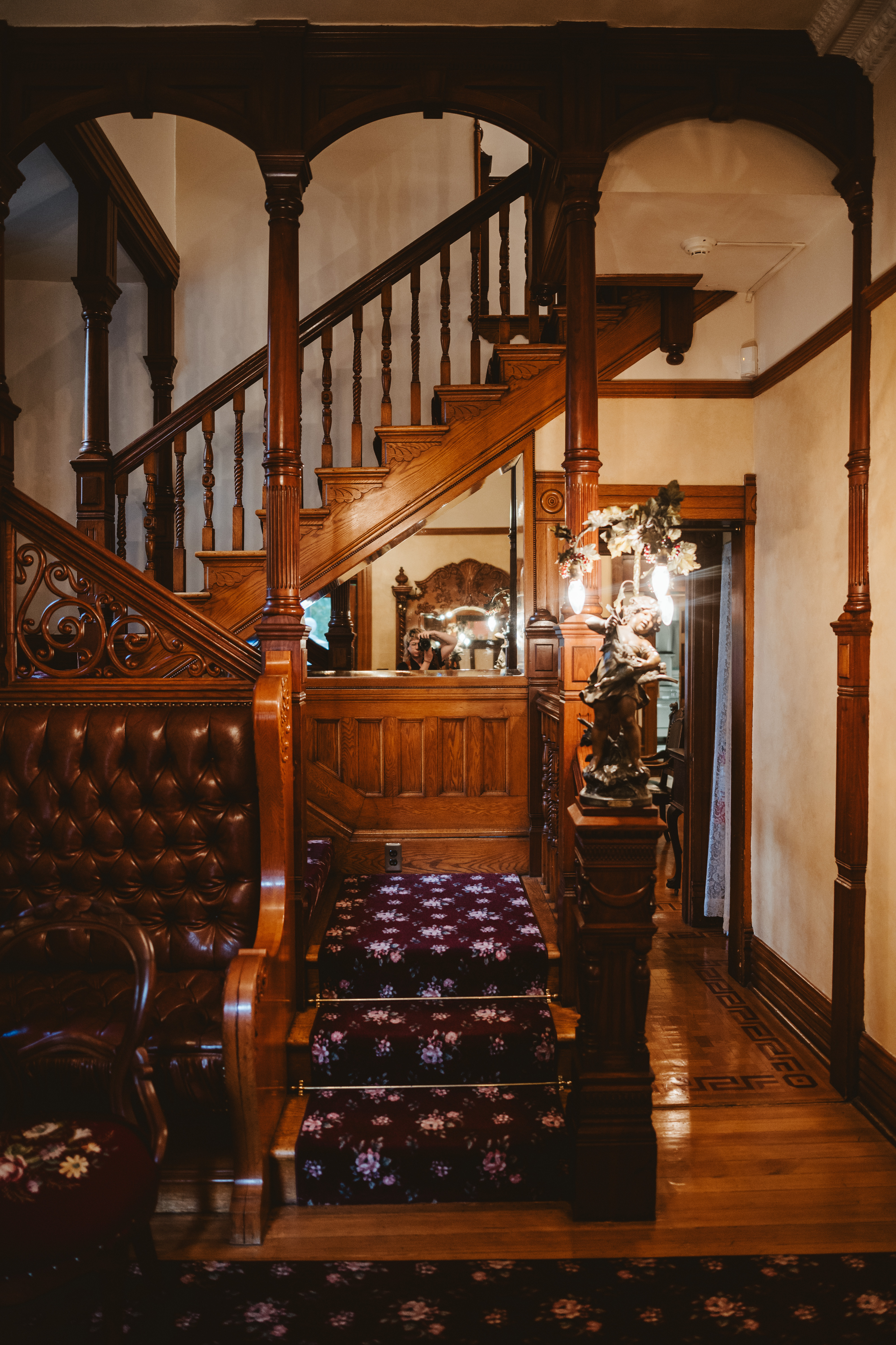 Main staircase at the Callahan House foyer